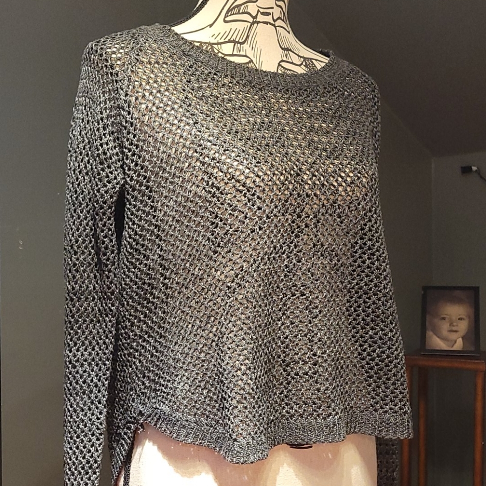 Open knit sweater, gently used